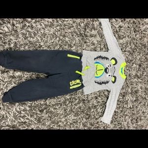 Boys matching top and bottoms